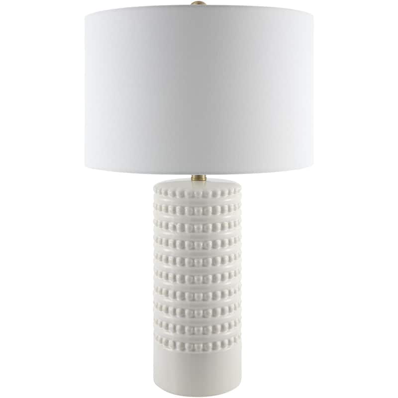 Livabliss Tolfa Traditional Accent Table Lamp - White