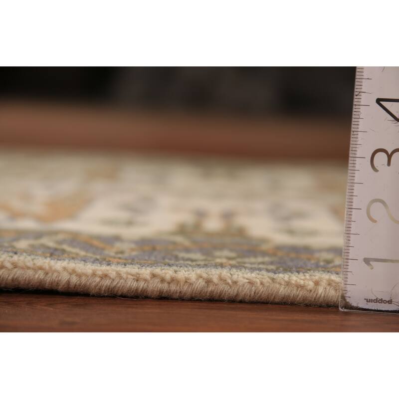 Oushak Indian Runner Rug Handmade Wool Carpet - 2'7"x 7'7"