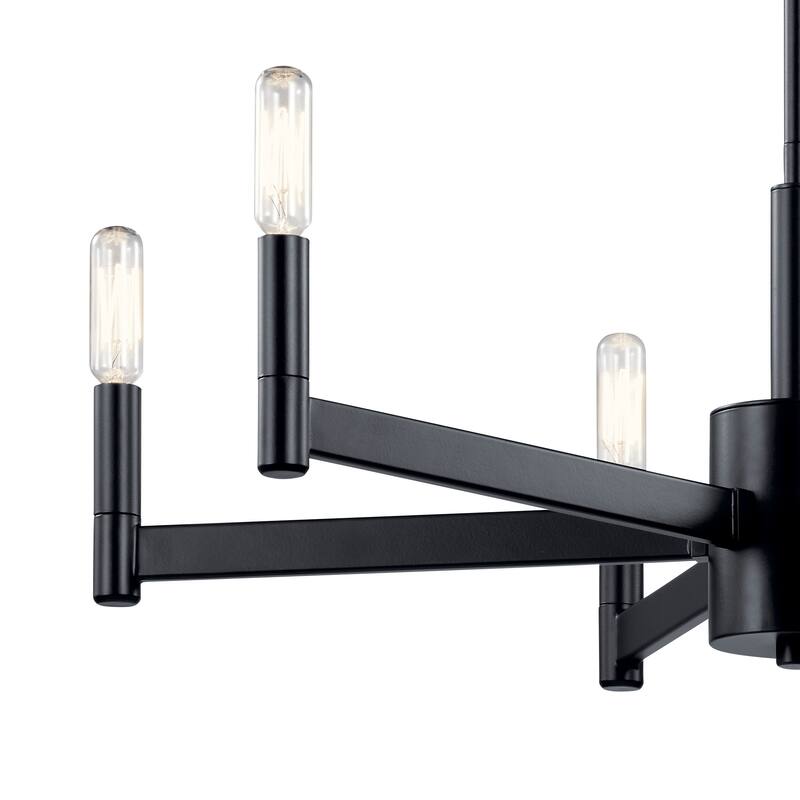 Kichler Lighting Erzo 6-Light Chandelier Black