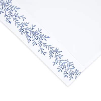 Home Sweet Home Collection 600TC Cotton Floral Vine Embroidery Sheet Set - 3 colors