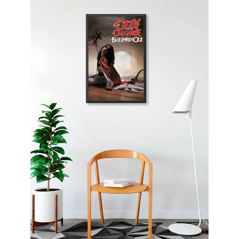 Ozzy Ozbourne - Blizzard of Oz Framed Art Poster - 24 x 36 Inch
