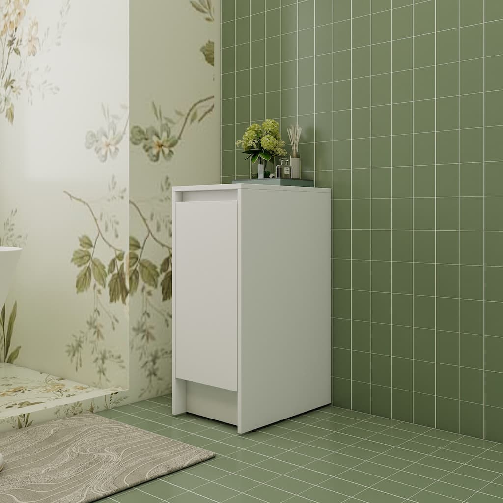 12" Freestanding Bathroom Storage Cabinets
