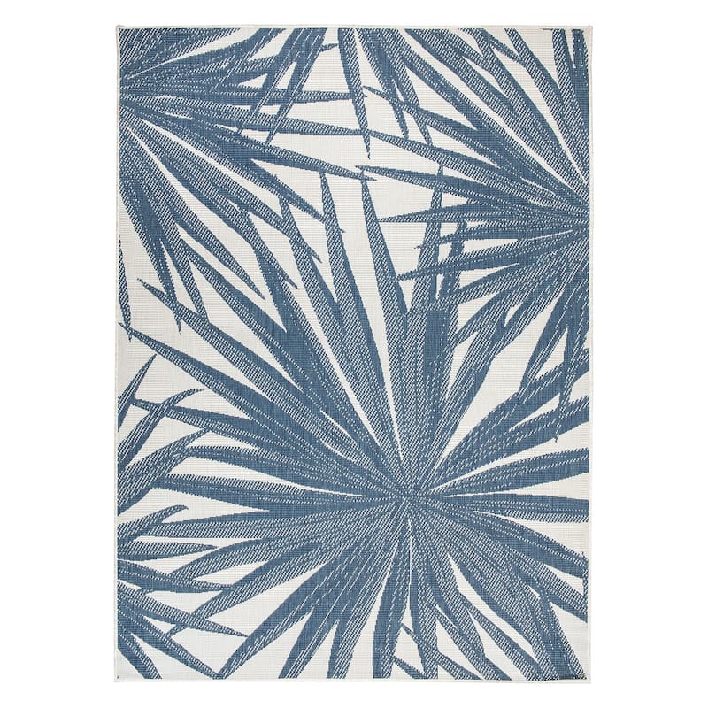 World Rug Gallery Tropical Nature Inspired Indoor/Outdoor Area Rug