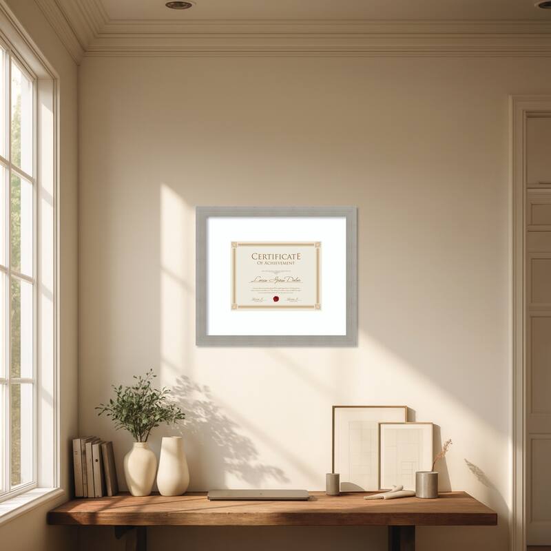 Woodgrain Stripe Blonde Framed Picture Frame, Photo Frame