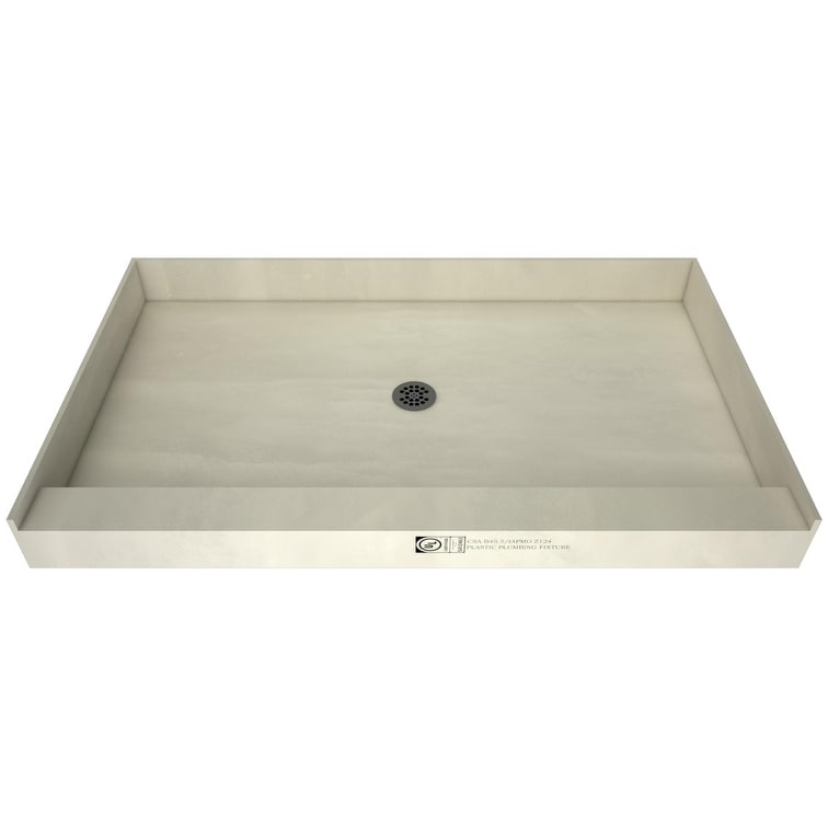 Tile Redi 3054CPVC Redi Base 54" x 30" Rectangular Shower Base with