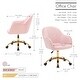 preview thumbnail 35 of 41, Porthos Home Xenos Swivel Velvet Office Task Chair