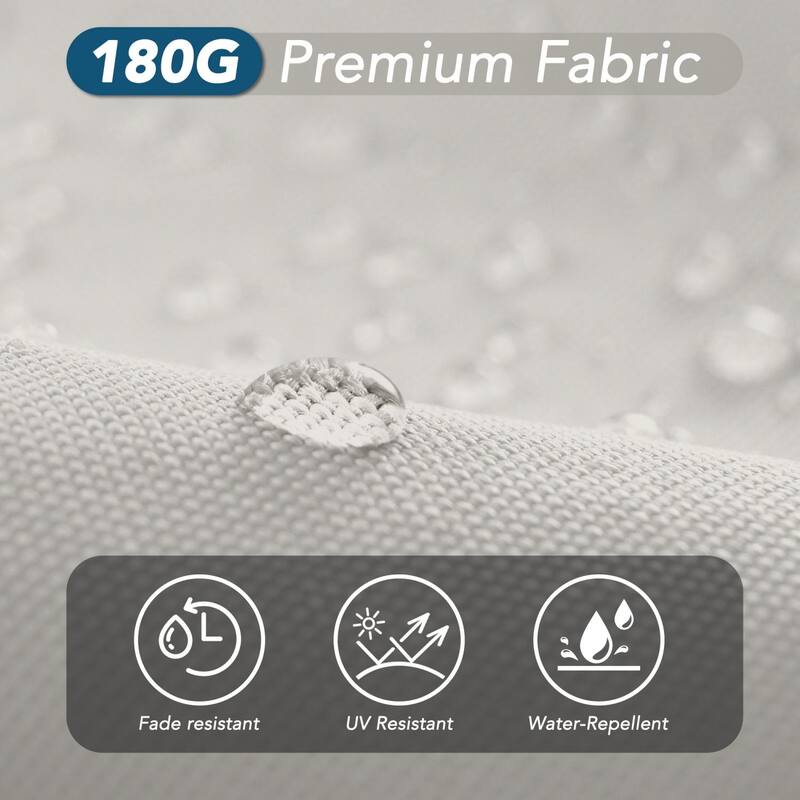 COSIEST 10FT Patio Cantilever Umbrella with18 Ribs Aluminum Frame