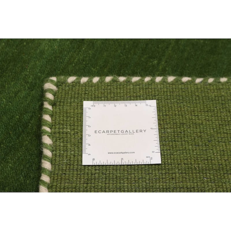 Kashkuli Gabbeh Green Rug 2'8" x 9'9" - 2'8 x 9'9