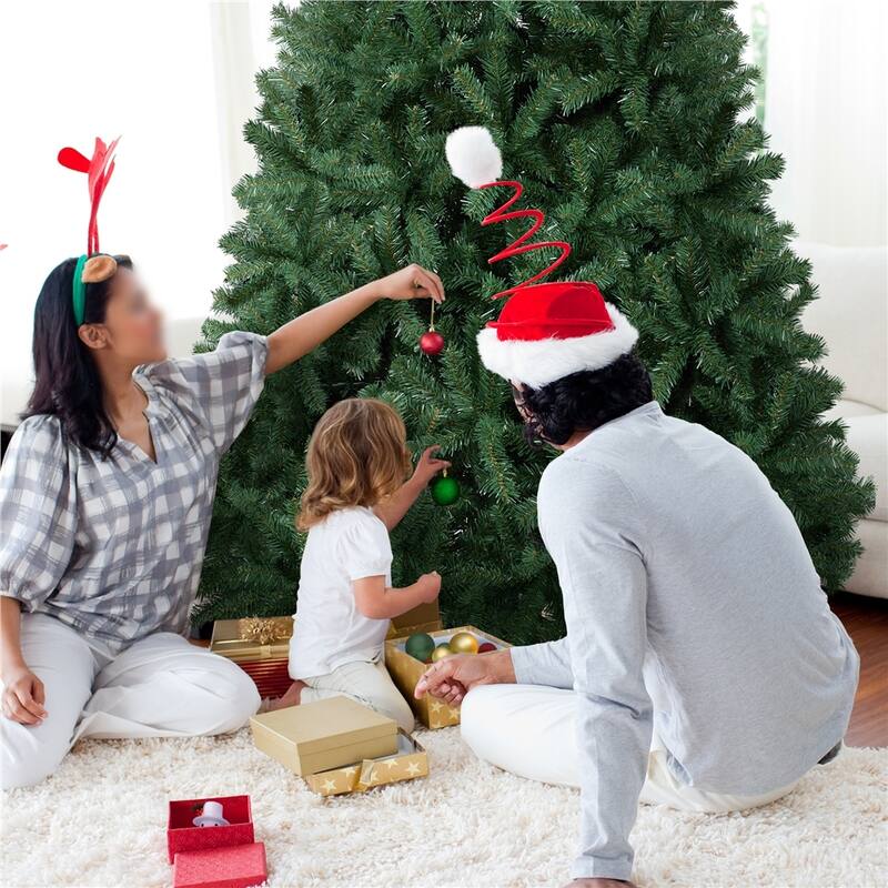Yaheetech Premium Spruce Hinged Artificial Full Christmas Tree