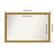 preview thumbnail 110 of 191, Wall Mirror Choose Your Custom Size - Extra Large, Townhouse Gold Wood Outer Size: 50 x 33 in
