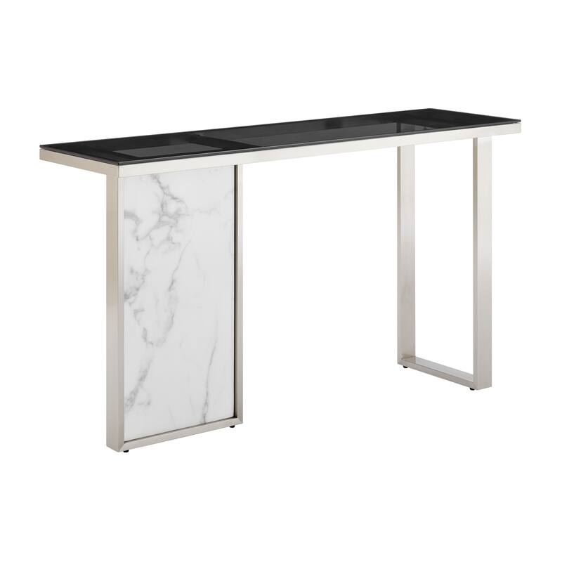 Monolith Chic Marble Console Table