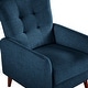 preview thumbnail 35 of 46, Aurora Comfy Manual Recliner with Wood Base