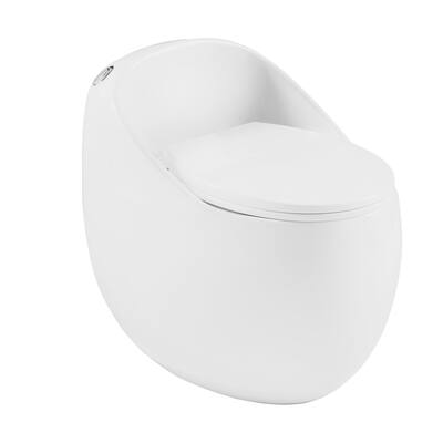 Nantes Ii One-Piece Elongated Toilet Top Flush 1.28 Gpf - 25.6" x 18.5" 24"
