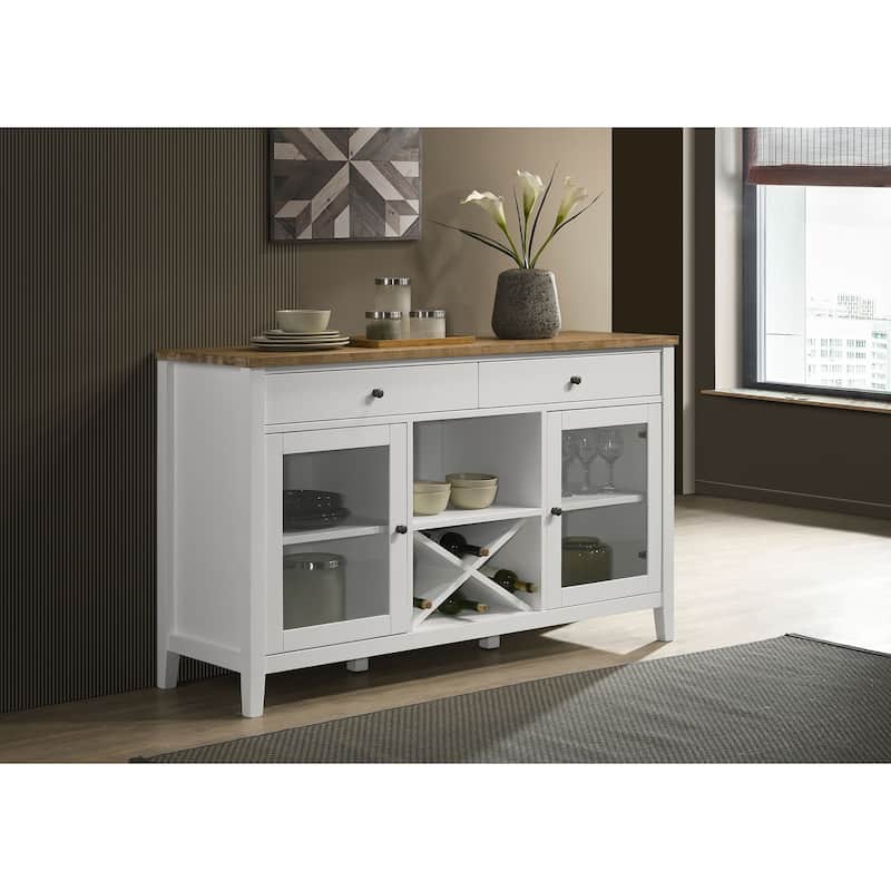 Hollis 2-door Dining Sideboard Buffet Storage Cabinet White