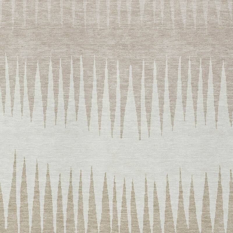 HomeRoots Striped Transitional Rectangle Outdoor Rug