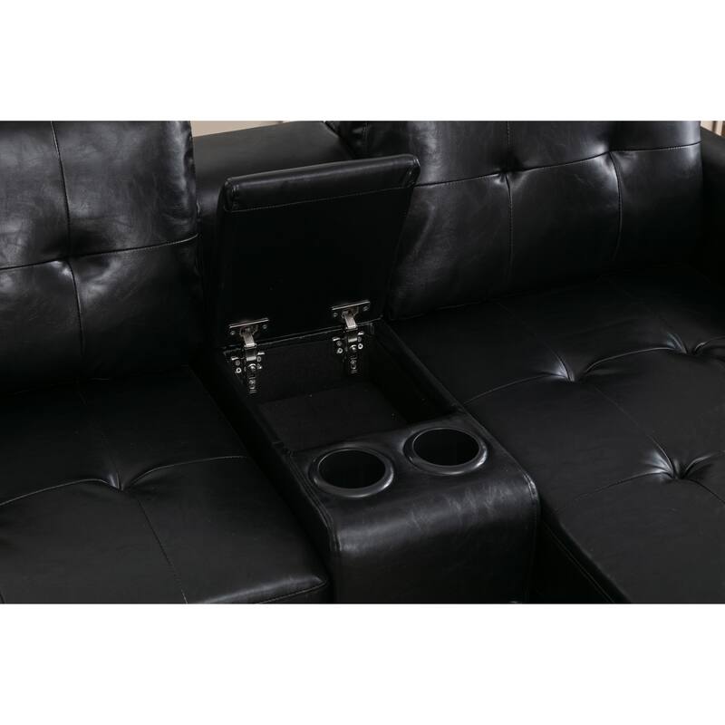 Cozy Sectional Sofa with Detachable Ottoman Bed Bath & Beyond 37703929