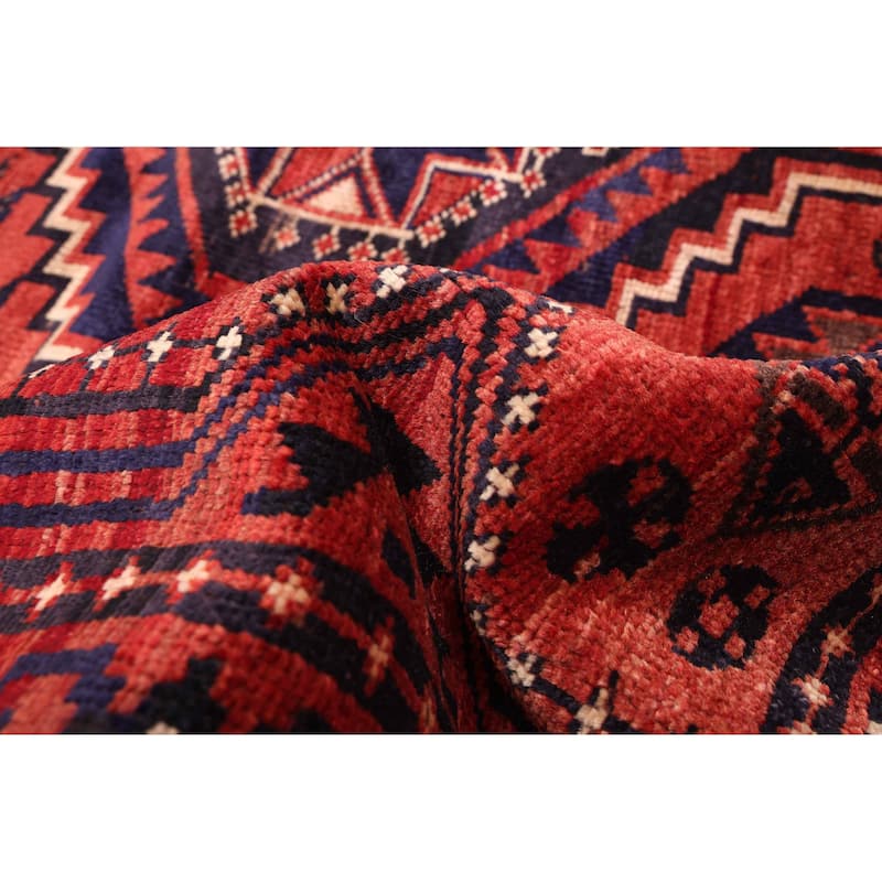 ECARPETGALLERY Hand-knotted Konya Anatolian Red Wool Rug - 5'5 x 8'6