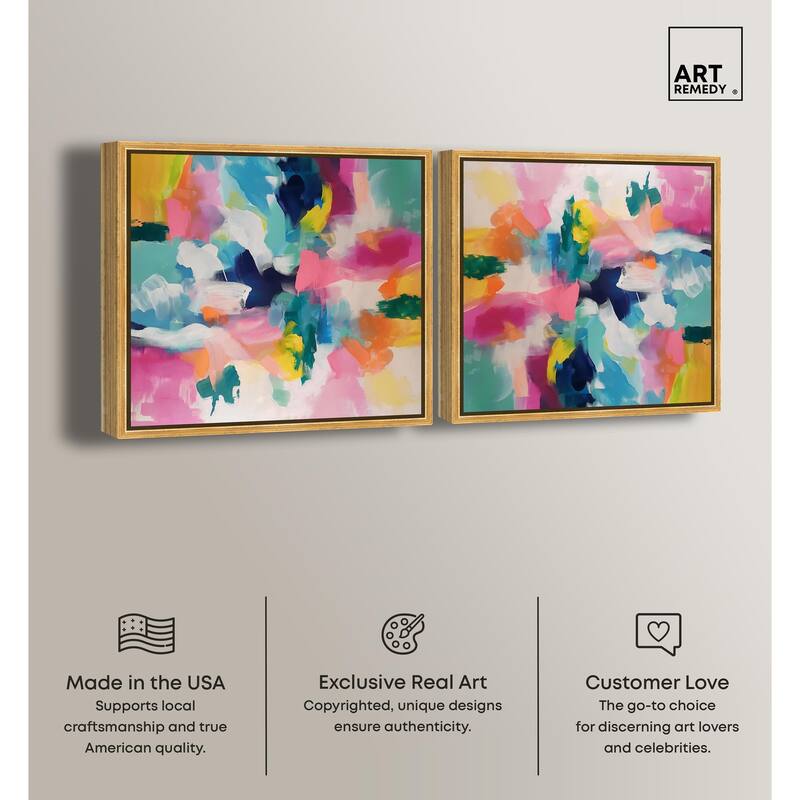 Oneiric Circles IV Canvas by Art Remedy