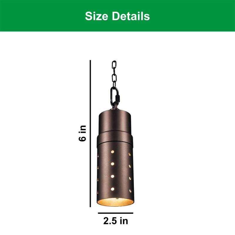 4 Pack hang a lamp bronze pendant lights aluminum, glass chain lamps