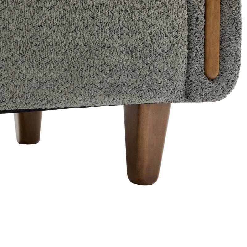 Christopher Knight Home - Soft Upholstered 78.7" 3-Seater Sofa with Rubberwood Legs