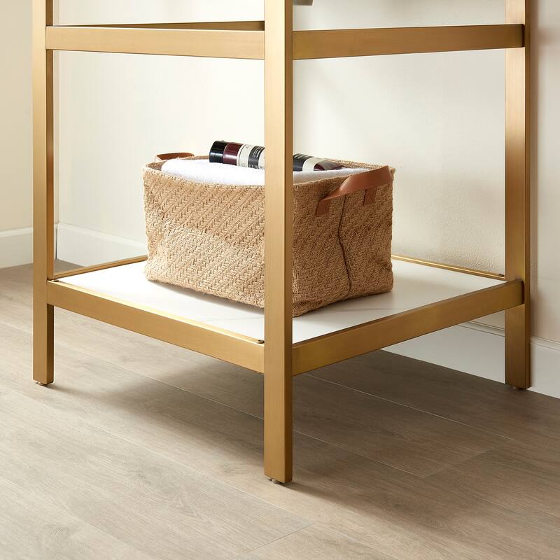 Funes 24" Single Vanity, Metal Support with Stone Top without Mirror - 24''x22''