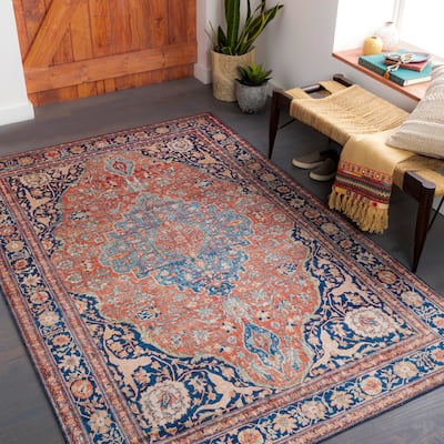 Artistic Weavers Derice Persian Medallion Printed Area Rug
