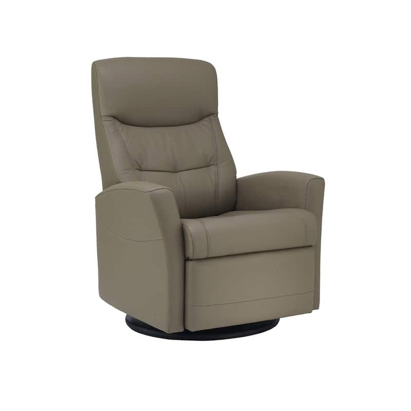 Fjords Oslo Leather Swing Recliner - Large - Stone