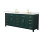 Option Green / Giotto Quartz Top / Brushed Gold Hardware