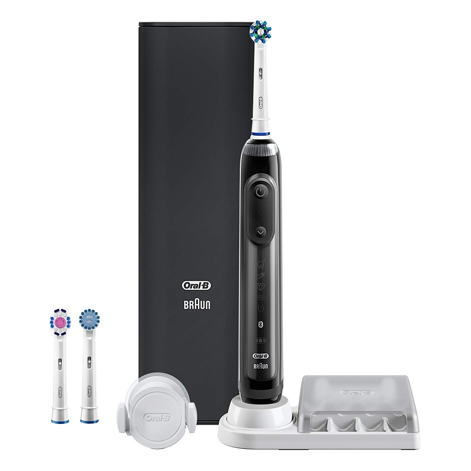 Shop Oral B Genius Pro 8000 Electronic Power Rechargeable Battery Electric Toothbrush With Bluetooth Connectivity Powered By Braun Overstock 22406754