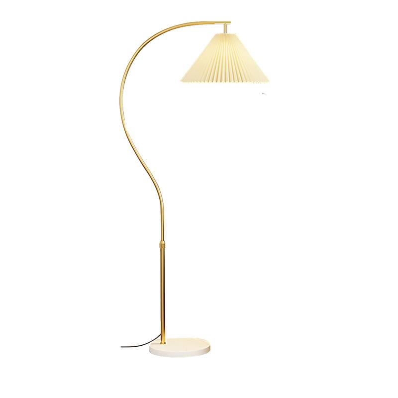 Modern Arched Floor Lamp with Bulbs for Bedroom
