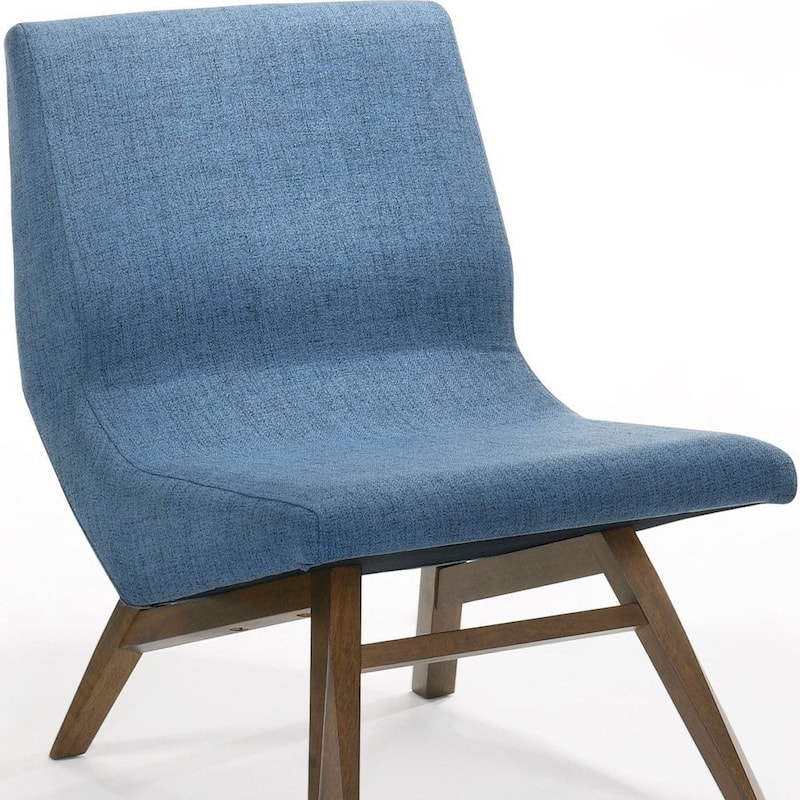 22" Upholstered Lounge Chair With Ottoman for Living Room Seating - 22” x 27” x 32”
