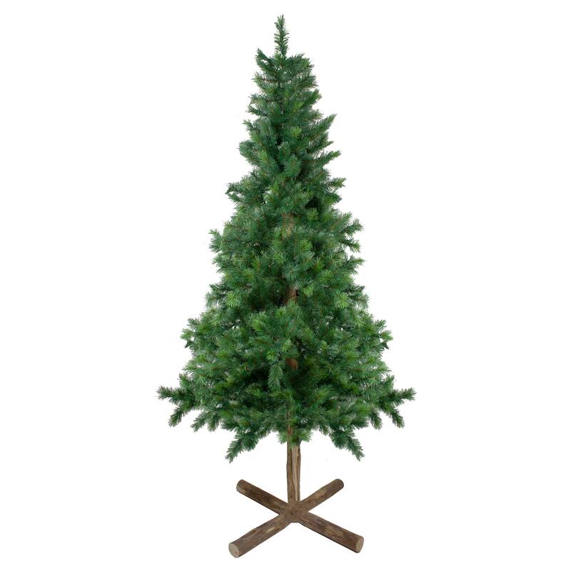 Slim Alpine Artificial Christmas Tree - 6.5' - Unlit