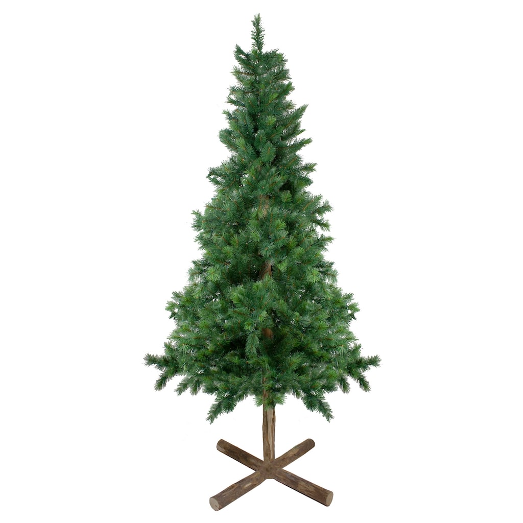 Slim Alpine Artificial Christmas Tree - 6.5' - Unlit