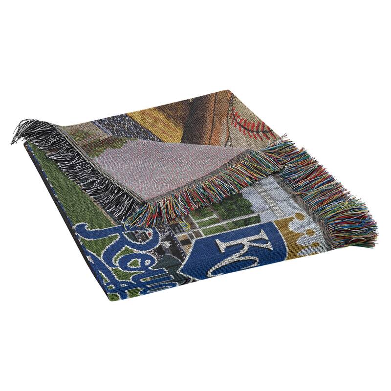 MLB Woven Tapestry Throw Blanket