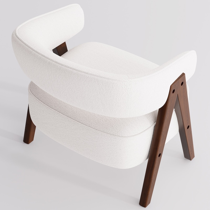 Accent Arm Chair Single Fabric Living Room Chair 27.56" W x 23.62" D x 27.95" H