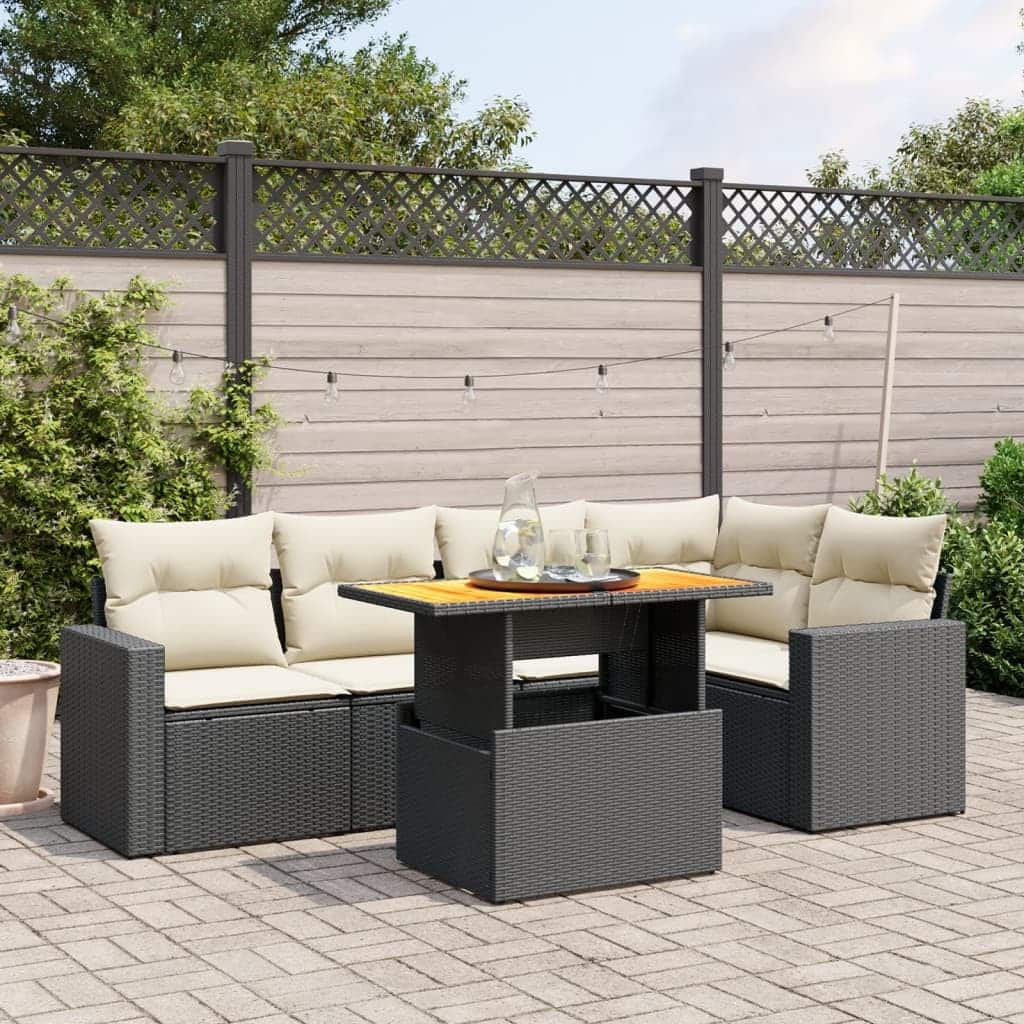 vidaXL Garden Sofa Set - 21.7 x 39.4 x 28.7