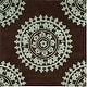 preview thumbnail 54 of 103, SAFAVIEH Handmade Soho Shyhrete Medallion Wool Rug 6' x 6' Square - Brown/Teal