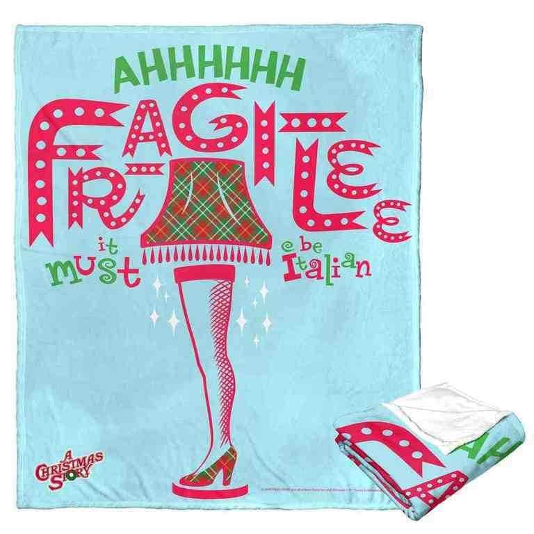 Warner Brothers A Christmas Story Silk Touch Throw Blanket