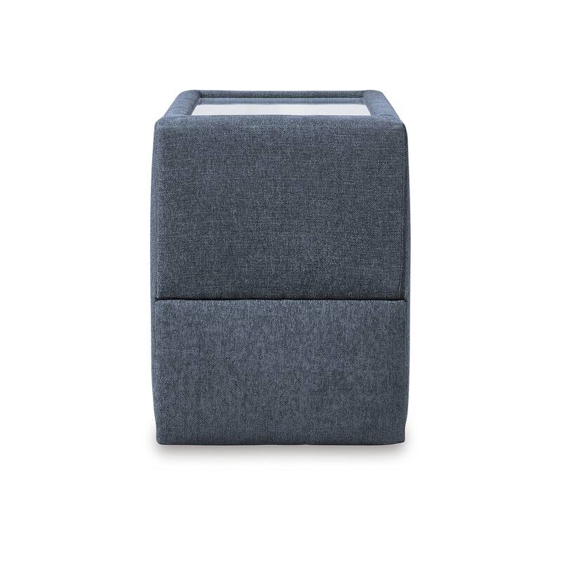 Signature Design by Ashley Modmax Dark Blue 3-Piece Sectional - 93"W x 37"D x 36"H