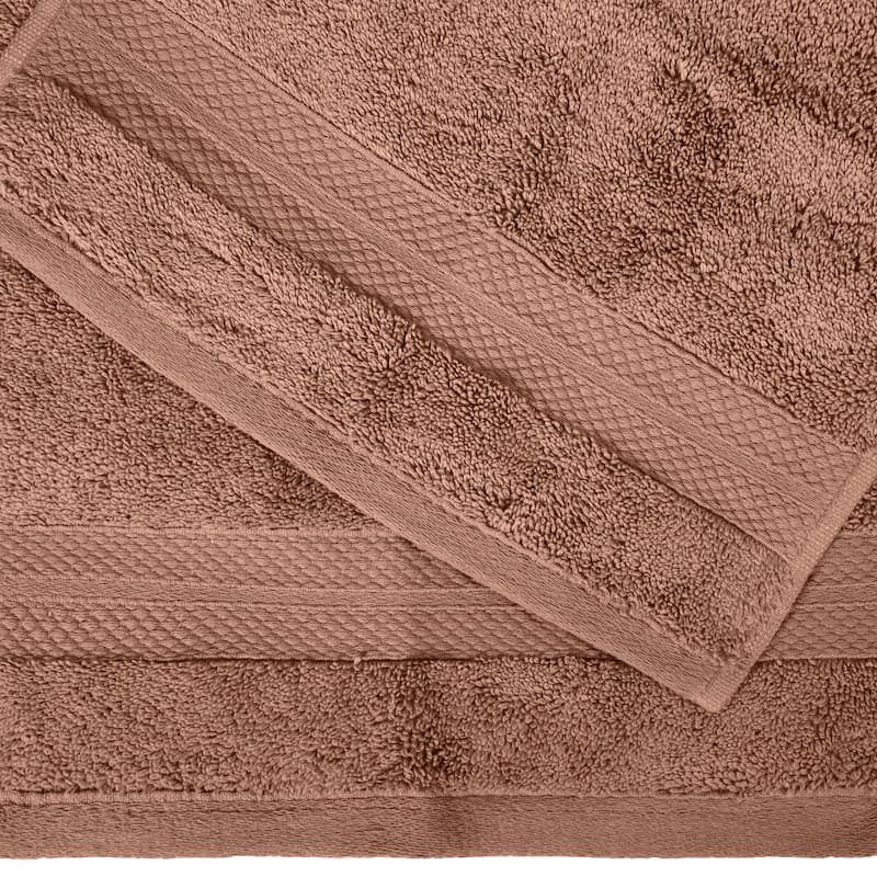 Superior Turkish Cotton Solid Heavyweight Hand Towel Set of 6
