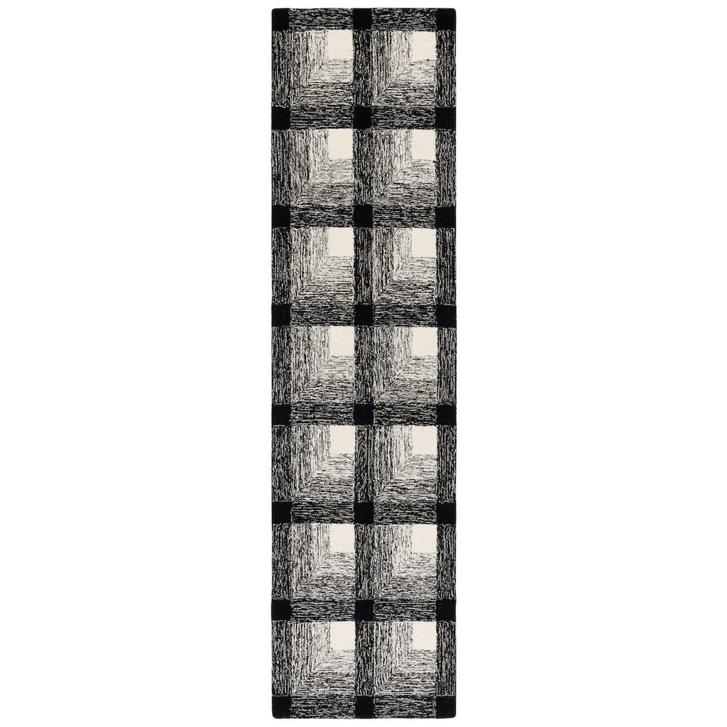 SAFAVIEH Handmade Metro Josien Modern Geometric Wool Rug