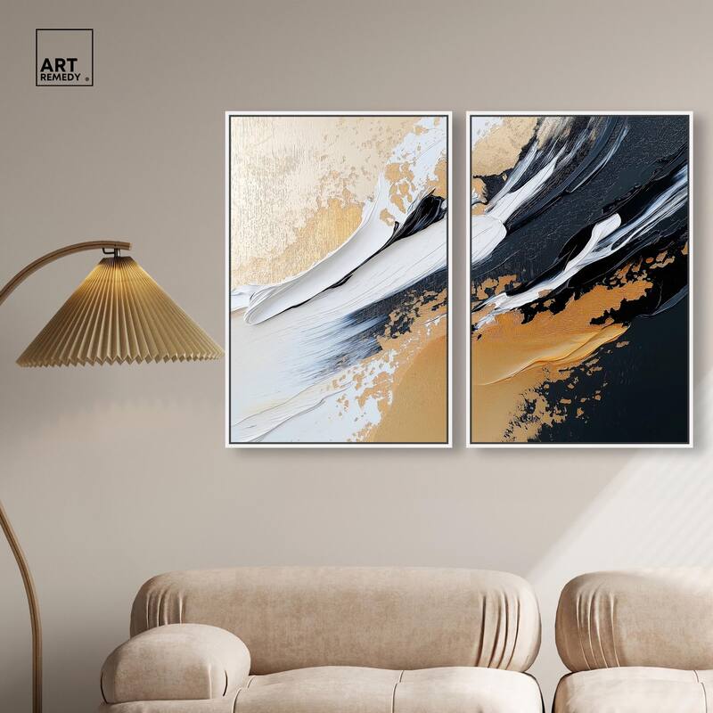Forces III Canvas Set of 2 by Art Remedy