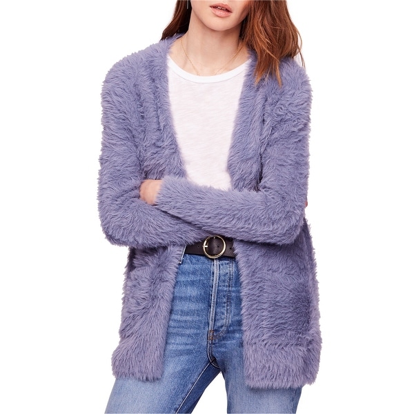 womens faux fur cardigan