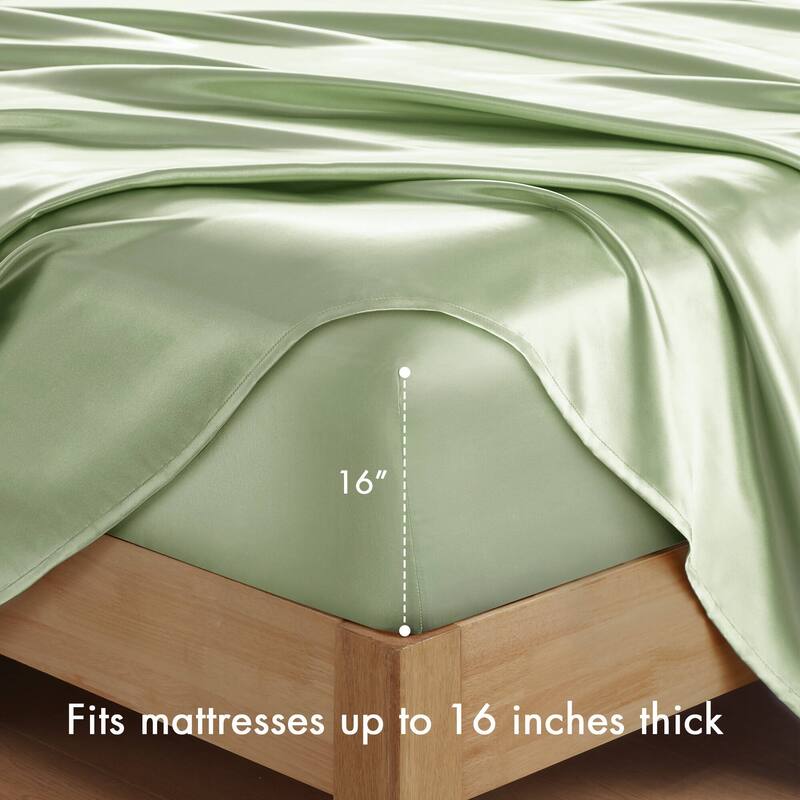 Madison Park Essentials Satin Luxury 6 PC Sheet Set
