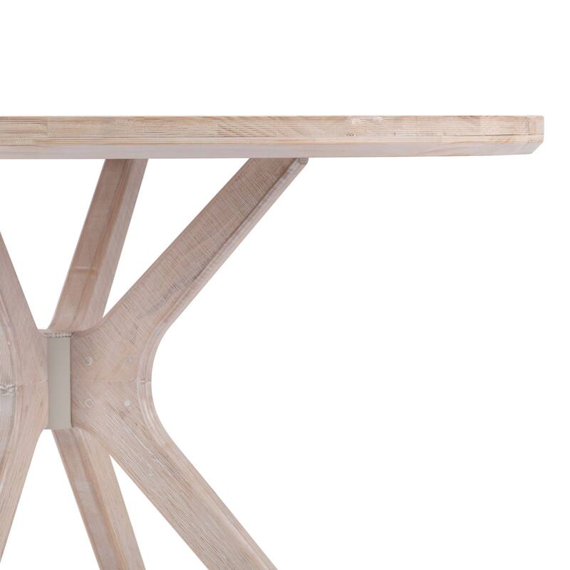 Plank and Beam Verso Cross Leg Round Dining Table - 47"