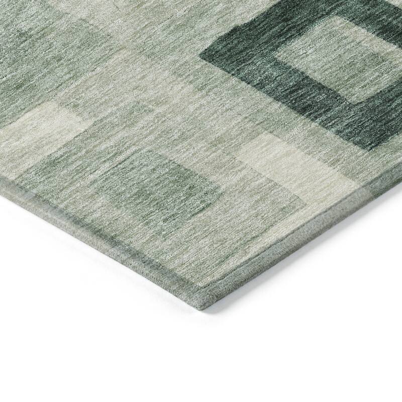 HomeRoots Geometric Transitional Rectangle Outdoor Rug
