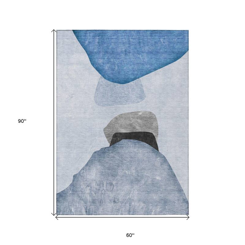 Almira Artistic Abstract Weather Resistant Timeless Fusion Outdoor Rug
