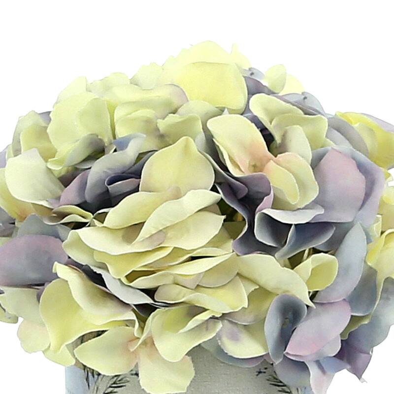 Hydrangea Arrangement in a Glass Vase