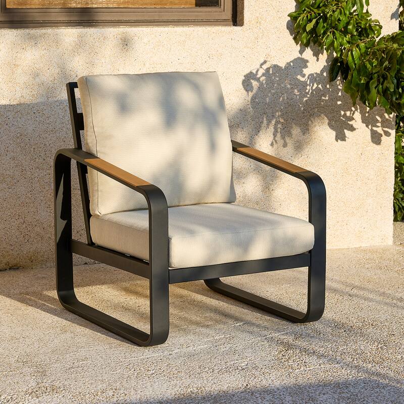 Outdoor Patio Conversation Chair, Loveseat, Sofa with Removable Cushions