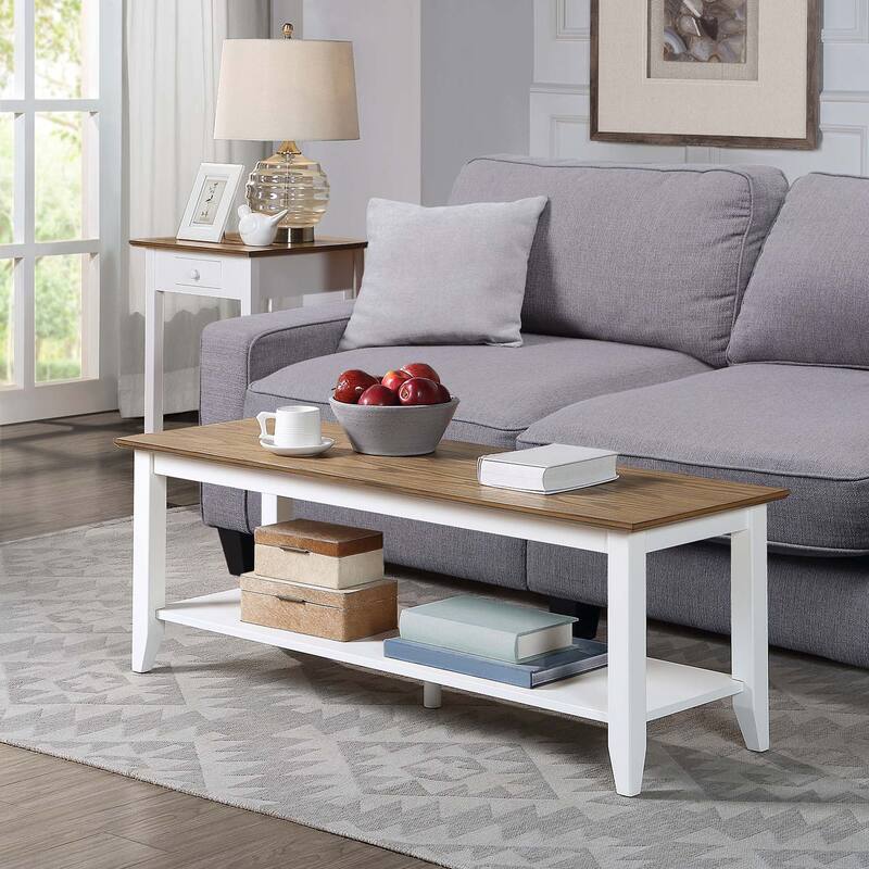 Convenience Concepts American Heritage Coffee Table with Shelf